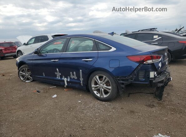 5NPE34AF2JH596367 2018 HYUNDAI SONATA Blue 