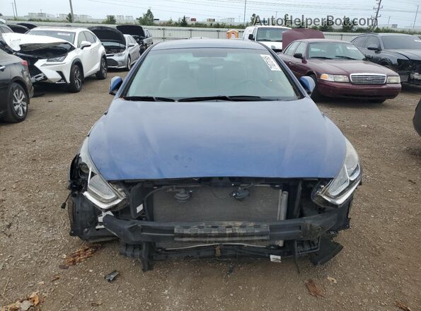 5NPE34AF2JH596367 2018 HYUNDAI SONATA Blue 