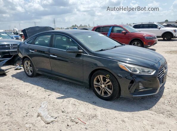 5NPE34AF2JH606122 2018 HYUNDAI SONATA Black 