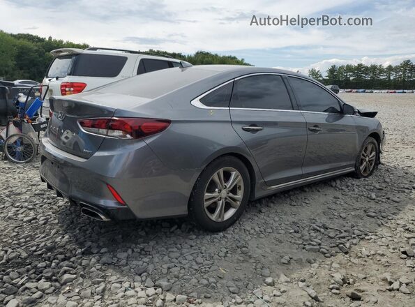 5NPE34AF6JH708491 2018 HYUNDAI SONATA Gray 