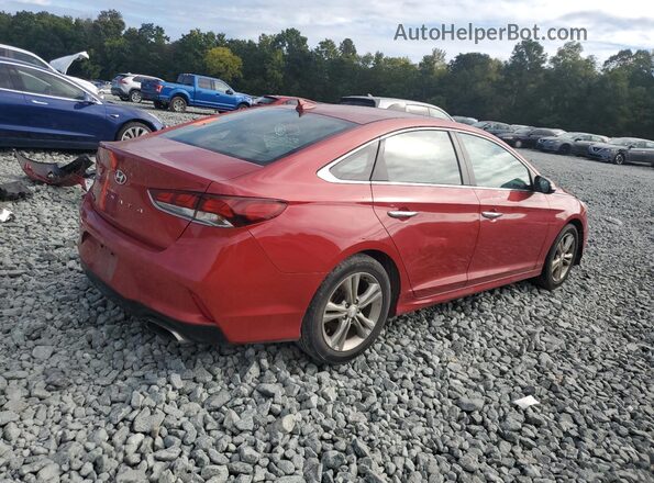 5NPE34AF6KH776582 2019 HYUNDAI SONATA Red უკანა მარჯვენა