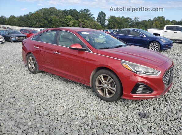 5NPE34AF6KH776582 2019 HYUNDAI SONATA Red წინა მარჯვენა