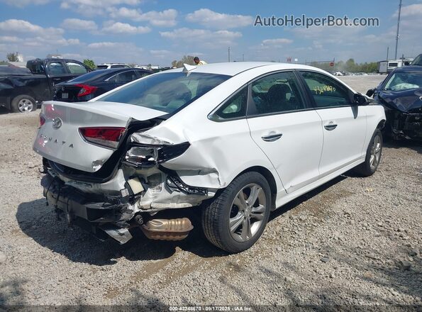 5NPE34AF8KH771366 2019 HYUNDAI SONATA Белый Задняя правая четверть