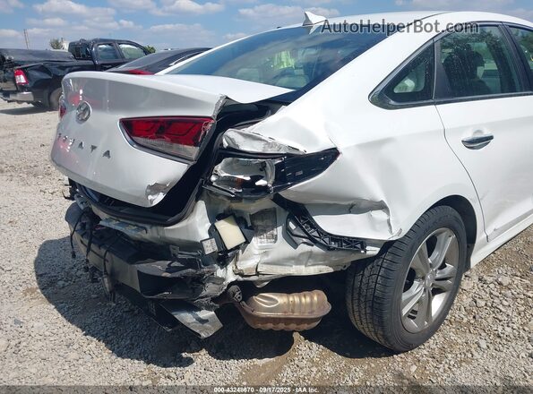 5NPE34AF8KH771366 2019 HYUNDAI SONATA Белый Вид спереди