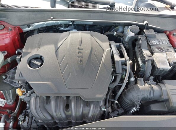 5NPEF4JA0LH044770 2020 HYUNDAI SONATA Red Հետևի տեսք