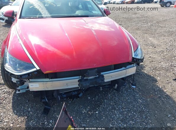 5NPEF4JA0LH044770 2020 HYUNDAI SONATA Red Սարքավորումների վահանակի տեսք