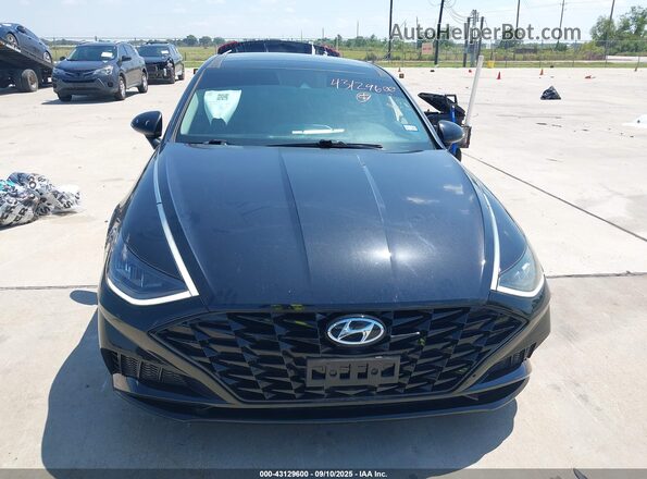 5NPEF4JA2MH090134 2021 HYUNDAI SONATA Черный Вид щитка приборов