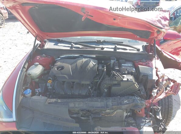 5NPEF4JA4LH002912 2020 HYUNDAI SONATA Red Հետևի տեսք