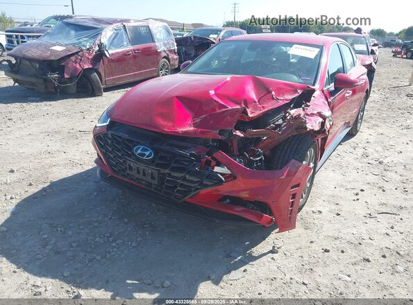 5NPEF4JA4LH002912 2020 HYUNDAI SONATA Red Դիմացի տեսք