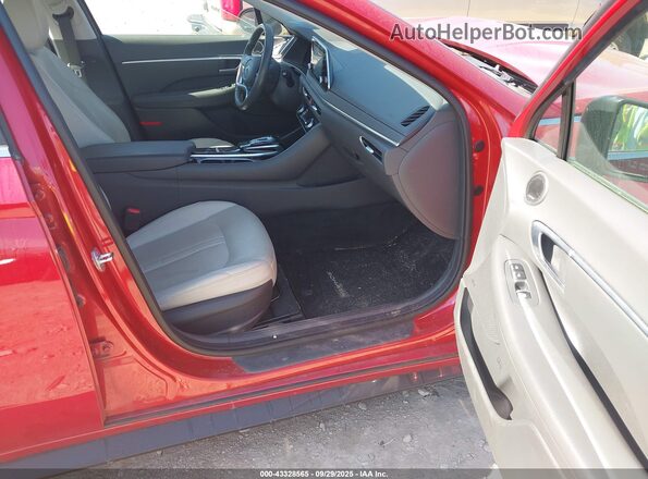 5NPEF4JA4LH002912 2020 HYUNDAI SONATA Red Սալոնի դիմացի տեսք
