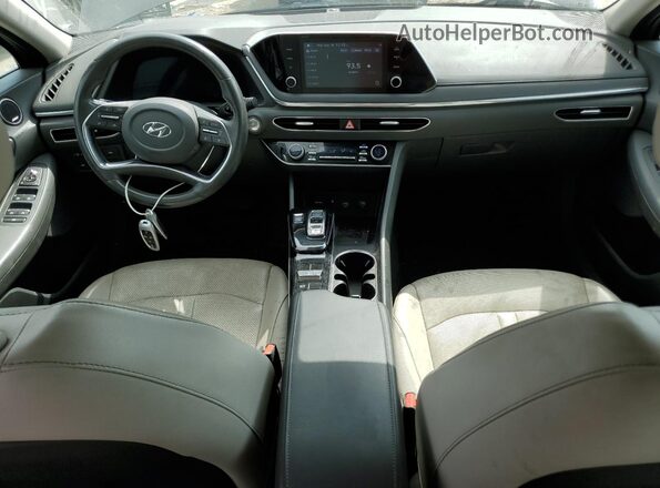 5NPEF4JAXLH017589 2020 HYUNDAI SONATA Burn წინა პანელის ხედი