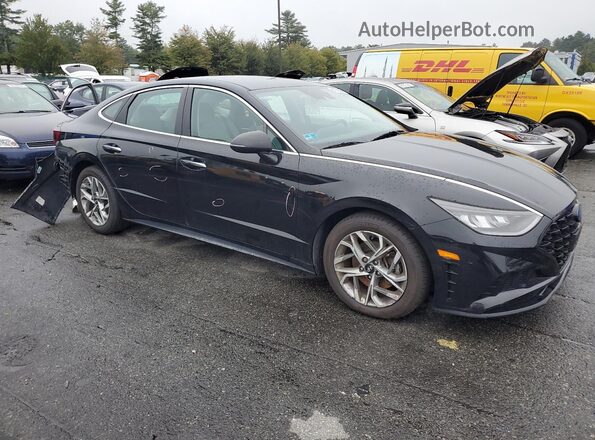 5NPEF4JAXLH032321 2020 HYUNDAI SONATA Черный Передняя правая четверть