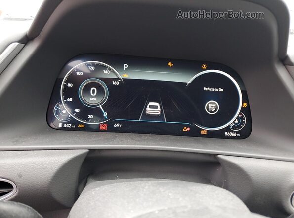 5NPEF4JAXLH032321 2020 HYUNDAI SONATA Черный Вид щитка приборов
