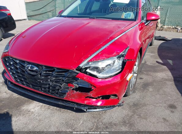 5NPEF4JAXLH045294 2020 HYUNDAI SONATA Red Front view