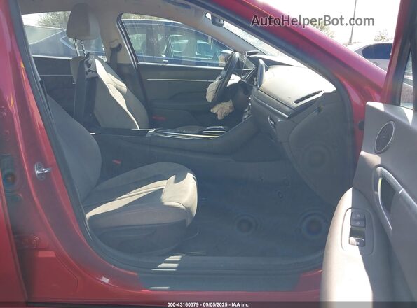 5NPEF4JAXLH045294 2020 HYUNDAI SONATA Red Front interior view