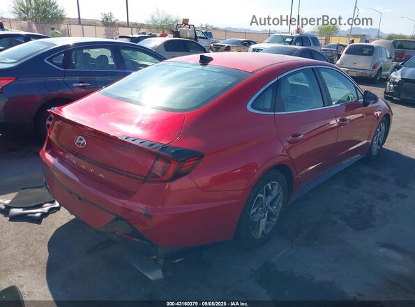 5NPEF4JAXLH045294 2020 HYUNDAI SONATA Red Rear right