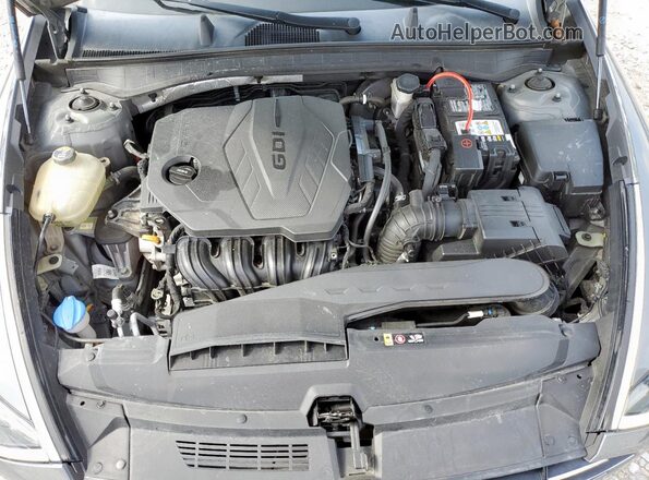 5NPEG4JAXLH001695 2020 HYUNDAI SONATA Gray Սալոնի հետևի տեսք