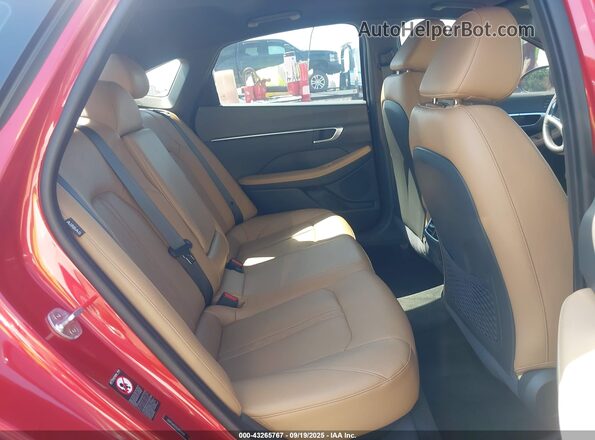 5NPEH4J22LH043848 2020 HYUNDAI SONATA Red VIN կոդի պիտակի տեսք