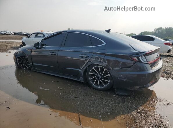 5NPEH4J24MH094219 2021 HYUNDAI SONATA Gray 