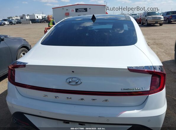 5NPEH4J25MH069930 2021 HYUNDAI SONATA White 