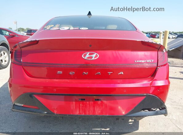 5NPEH4J26LH021822 2020 HYUNDAI SONATA Red 