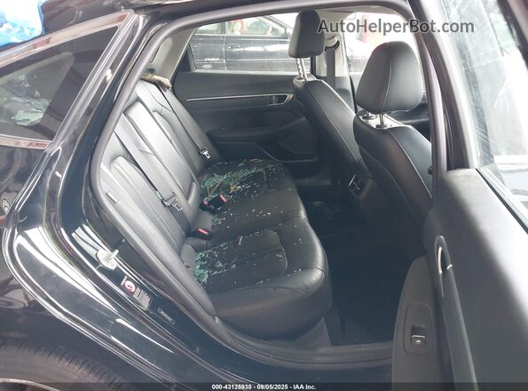 5NPEH4J27LH031727 2020 HYUNDAI SONATA Black VIN კოდის სტიკერის ხედი