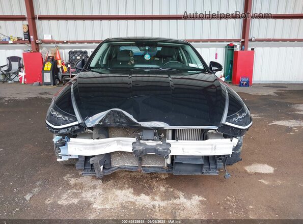 5NPEH4J27LH031727 2020 HYUNDAI SONATA Black ხელსაწყოთა პანელის ხედი