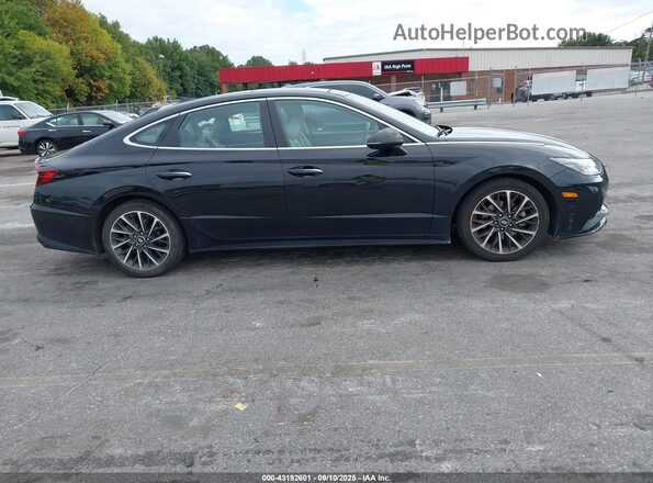 5NPEH4J28LH027153 2020 HYUNDAI SONATA Black Vista interior trasera