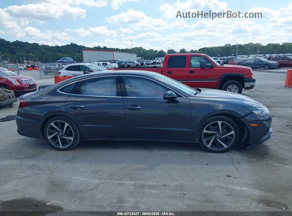 5NPEJ4J22MH111474 2021 HYUNDAI SONATA Gray 