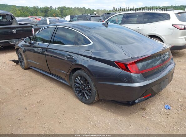5NPEJ4J27LH041405 2020 HYUNDAI SONATA Black Trasero izquierdo