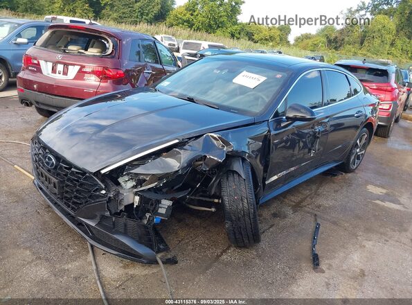 5NPEJ4J2XNH140240 2022 HYUNDAI SONATA Серый Передняя левая четверть