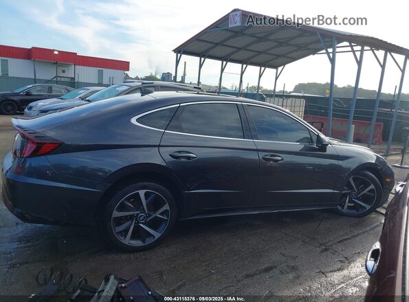 5NPEJ4J2XNH140240 2022 HYUNDAI SONATA Серый Вид задней части салона
