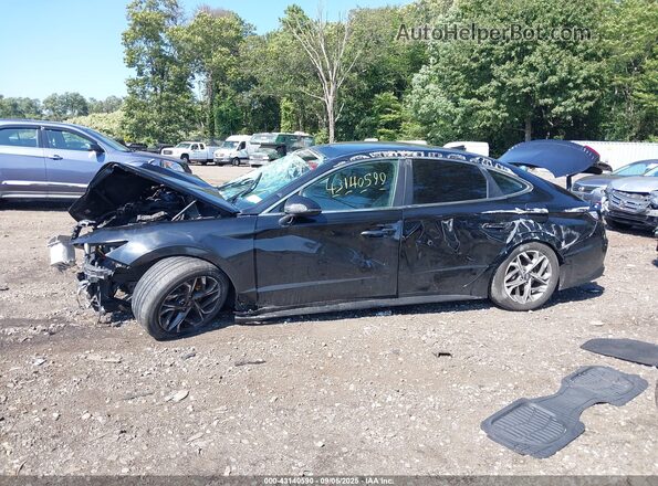 5NPEL4JA2LH025677 2020 HYUNDAI SONATA Черный Вид задней части салона