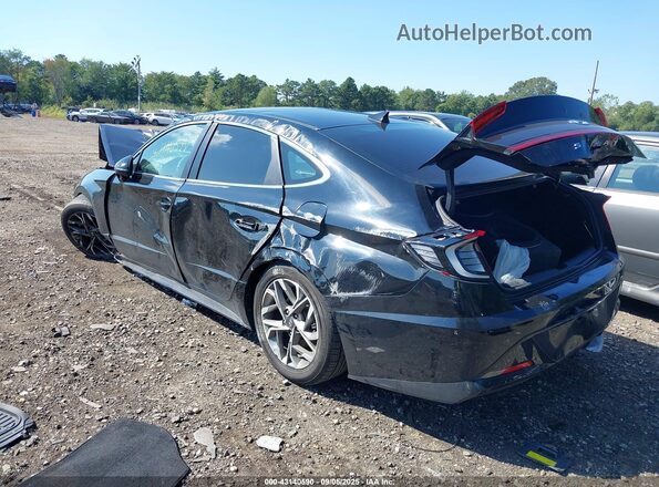 5NPEL4JA2LH025677 2020 HYUNDAI SONATA Черный Задняя левая четверть
