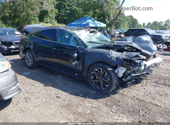 5NPEL4JA2LH025677 2020 HYUNDAI SONATA Черный Вид щитка приборов