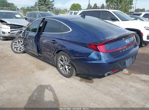 5NPEL4JAXLH038127 2020 HYUNDAI SONATA Blue უკანა მარცხენა