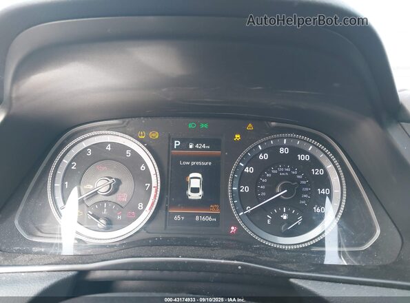 5NPEL4JAXLH038127 2020 HYUNDAI SONATA Blue უკანა სავარძლების ხედი