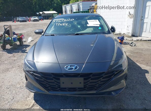 5NPLL4AG6MH011861 2021 HYUNDAI ELANTRA Gray 