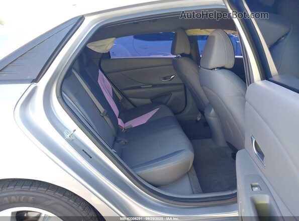 5NPLL4AG9MH037032 2021 HYUNDAI ELANTRA Silver VIN կոդի պիտակի տեսք