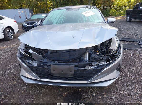 5NPLL4AG9NH073076 2022 HYUNDAI ELANTRA Gray Widok deski rozdzielczej