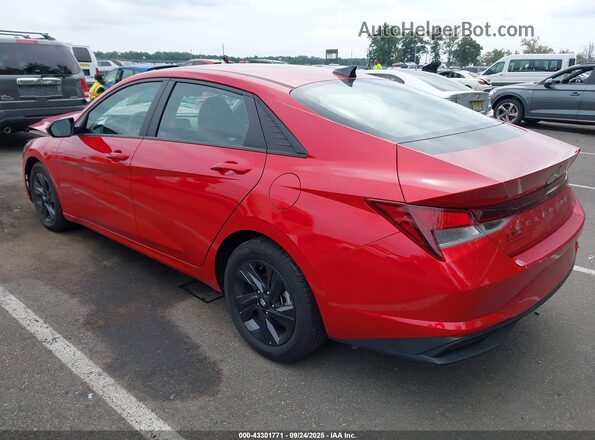 5NPLM4AG0PH094169 2023 HYUNDAI ELANTRA Красный Задняя левая четверть