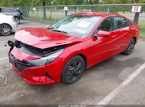 5NPLM4AG0PH094169 2023 HYUNDAI ELANTRA Красный Передняя левая четверть