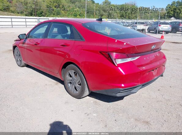 5NPLM4AG3NH076259 2022 HYUNDAI ELANTRA Red Rear left