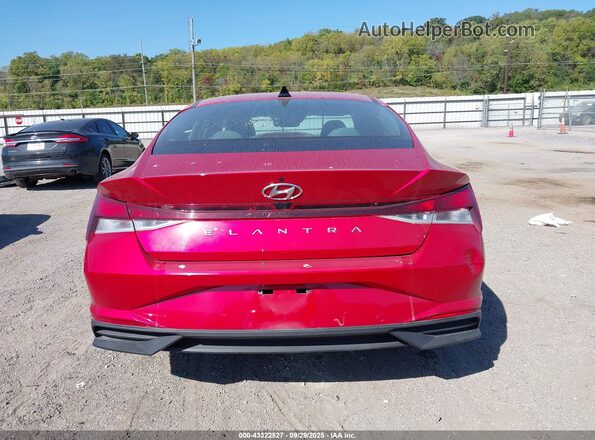 5NPLM4AG3NH076259 2022 HYUNDAI ELANTRA Red 