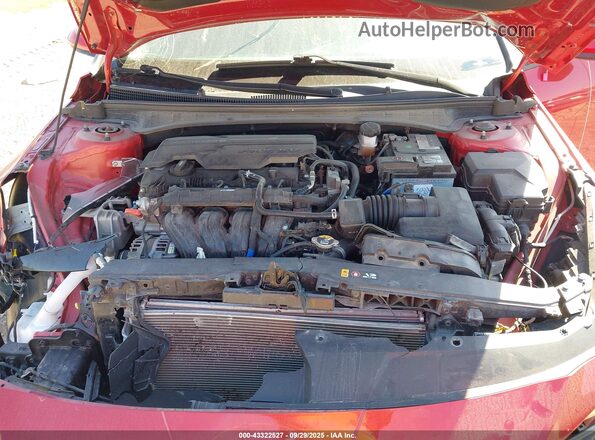 5NPLM4AG3NH076259 2022 HYUNDAI ELANTRA Red Rear view