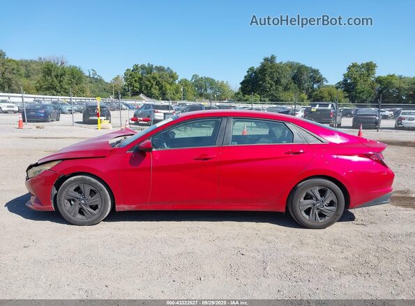 5NPLM4AG3NH076259 2022 HYUNDAI ELANTRA Red 360 interior view