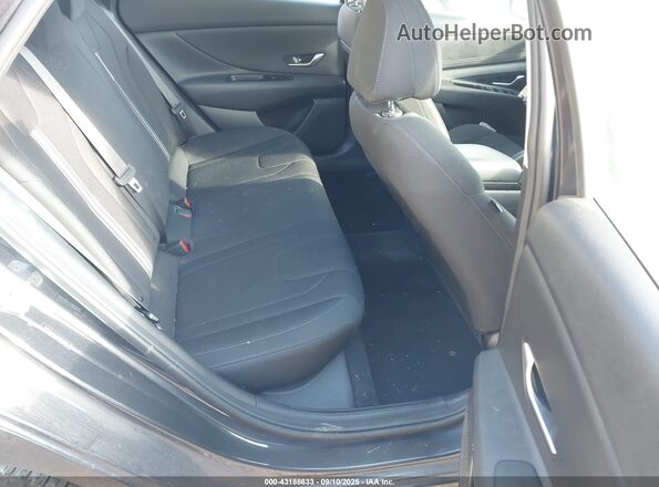 5NPLM4AG5MH000881 2021 HYUNDAI ELANTRA Gray Widok naklejki z numerem VIN