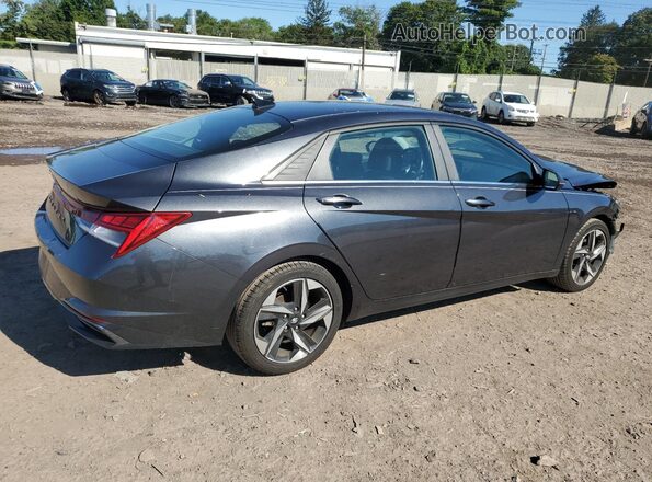 5NPLN4AG3MH007440 2021 HYUNDAI ELANTRA Серый 