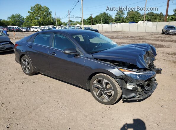 5NPLN4AG3MH007440 2021 HYUNDAI ELANTRA Серый 