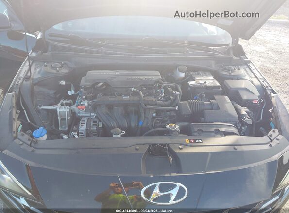 5NPLP4AG5MH023276 2021 HYUNDAI ELANTRA Black Widok z tyłu